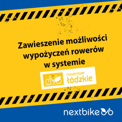 (Polski) Zawieszenie możliwość wypożyczeń rowerów